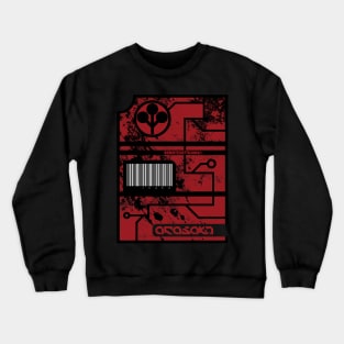 Arasaka, dark red. Crewneck Sweatshirt